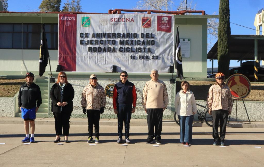 Participa Alcalde en evento del CX Aniversario del Ejército