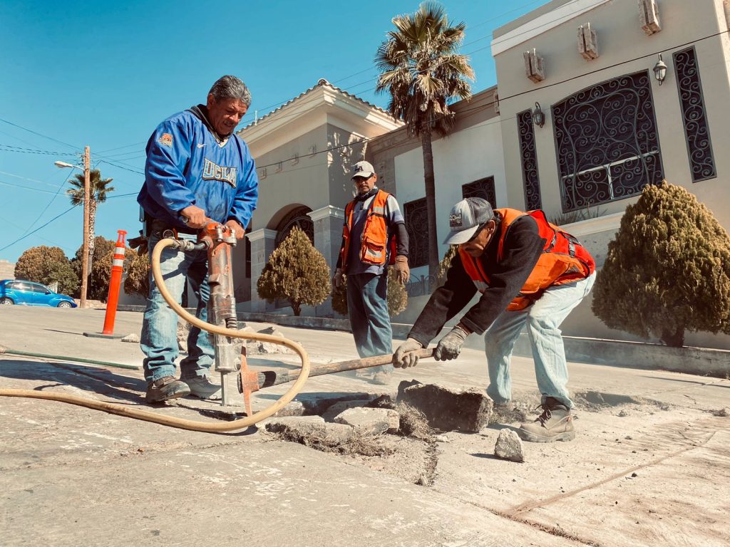 Avanzan los trabajos de pavimentación de calles