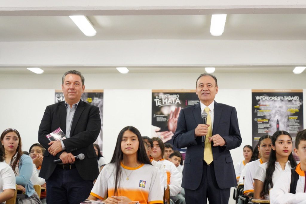 En Sonora, prevenimos las adicciones en estudiantes: gobernador Alfonso Durazo