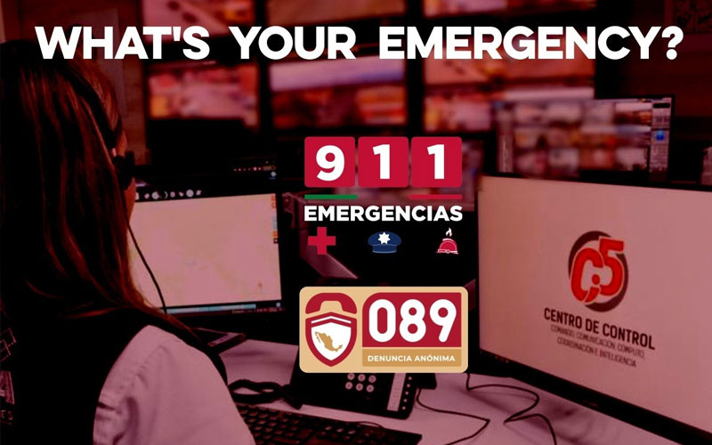 Líneas de emergencia en Sonora 911 y 089 brindan servicio en inglés