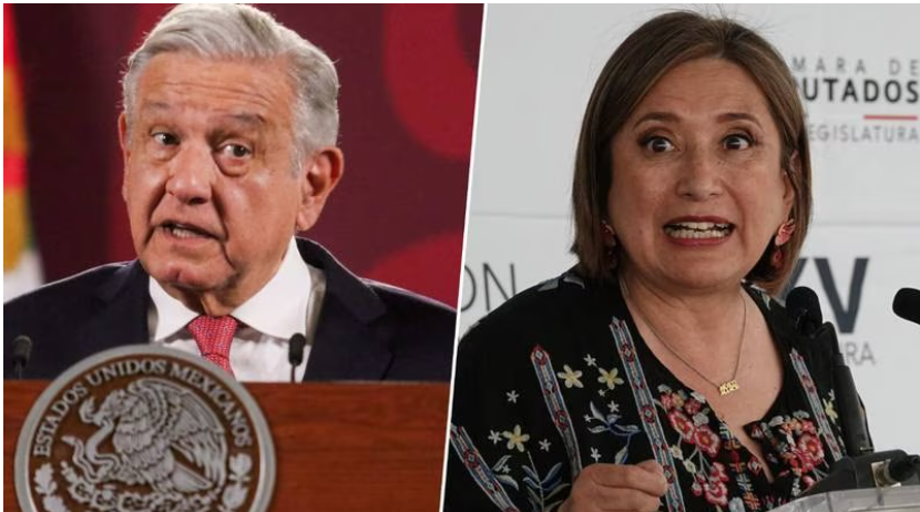 AMLO responde al INE y asegura que Xóchitl recibió 1,500 mdp; “es falso”, dice ella