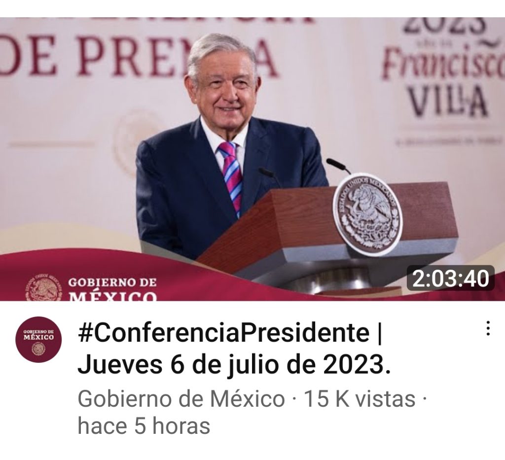 TUMBA YOUTUBE LA MAÑANERA POR USAR CANCIÓN SIN TENER DERECHOS