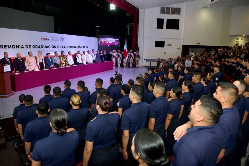 Egresa en Sonora primera generación de la Universidad de la Seguridad Pública