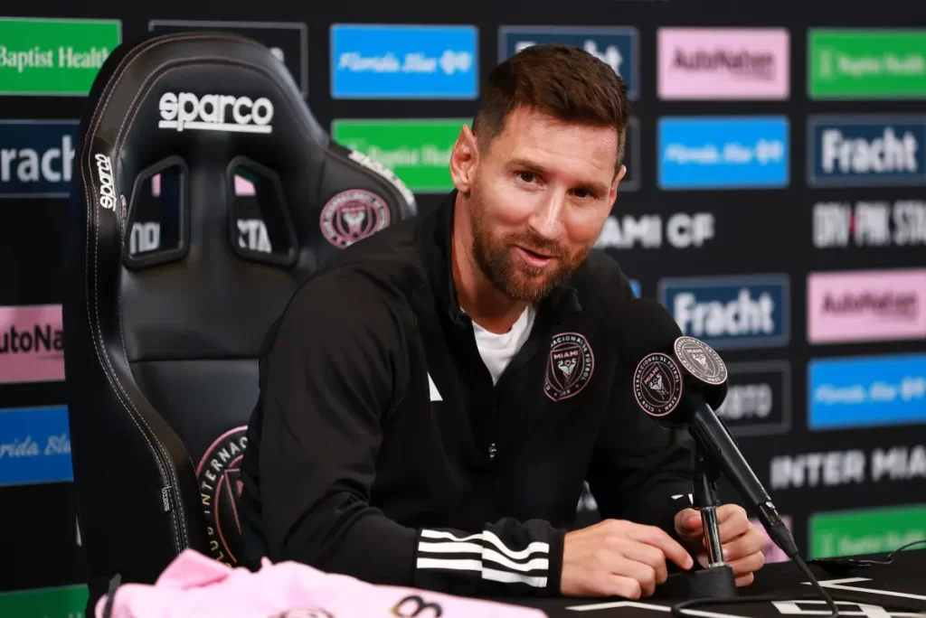 Primera rueda de prensa de Messi donde habla de su adaptación al equipo, a Miami y del Balón de Oro