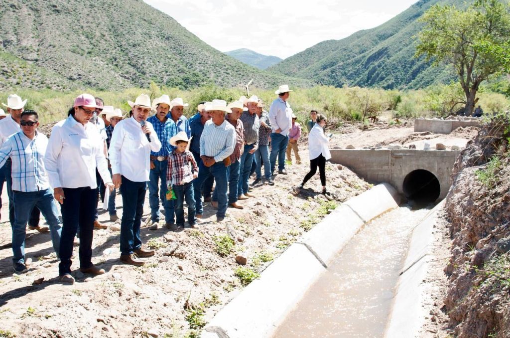 Atiende gobernador Durazo obras hidroagrícolas para el desarrollo de las comunidades de El Durazno y Los Temporales en Bavispe