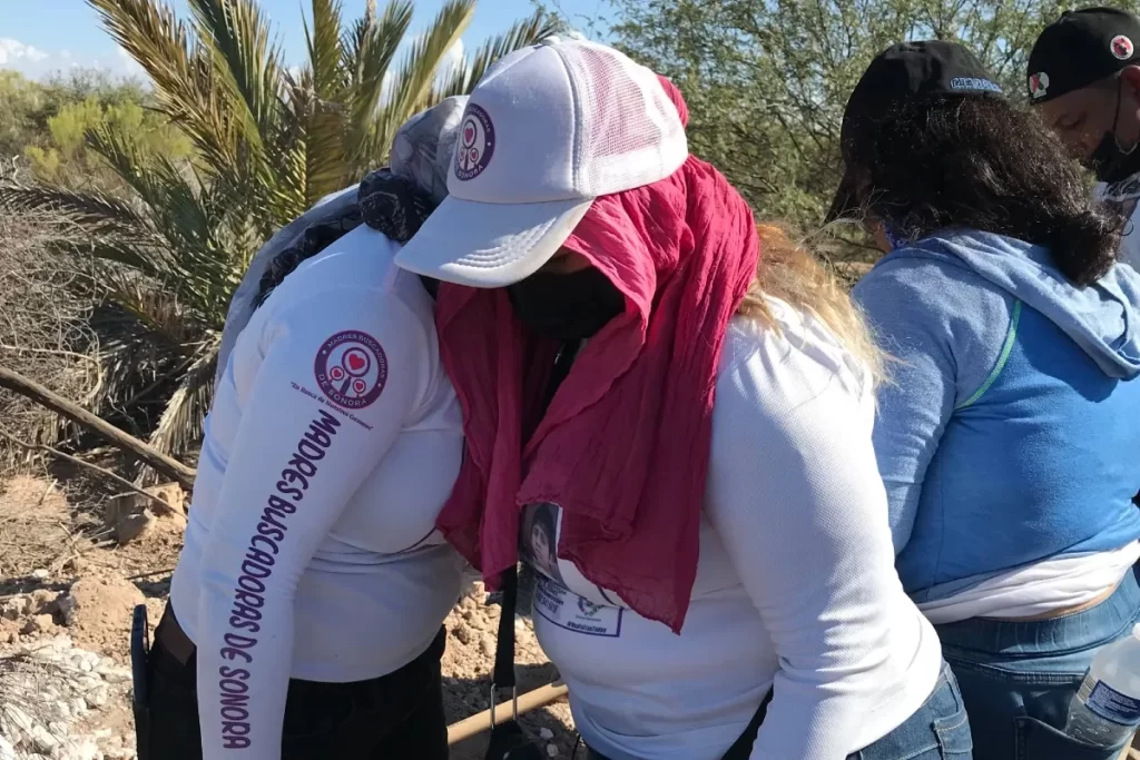 Madres buscadoras de Sonora denuncian agresión por personas durante una jornada de trabajos en el sur de Hermosillo