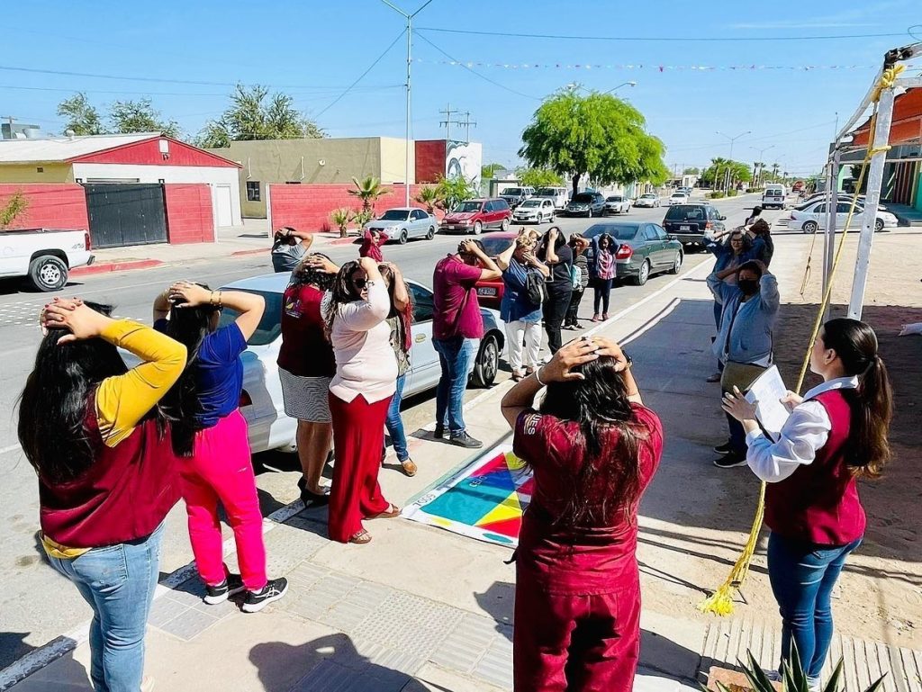 Resalta Protección Civil de San Luis Río Colorado tener plan familiar ante sismos