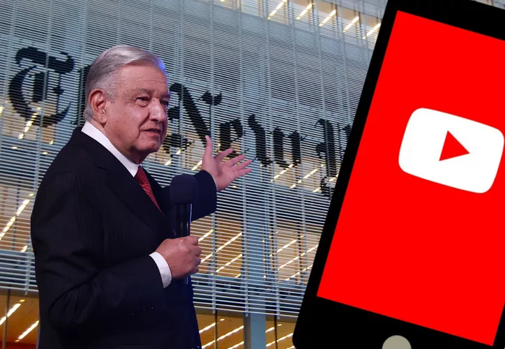 YouTube permitió a AMLO volver a subir el video de su conferencia donde exhibió el número de la periodista del NYT, pero el mandatario se negó