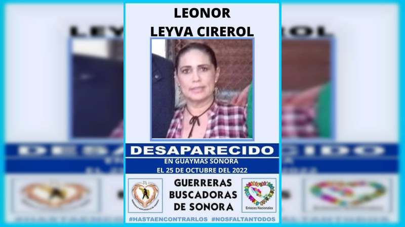 Encuentran en fosa clandestina de El Choyudo el cuerpo de la activista Leonor Leyva Cirerol