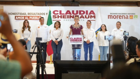 Claudia Sheinbaum apoyará en Sonora el Plan Hídrico anunciado por el Gobernador del estado