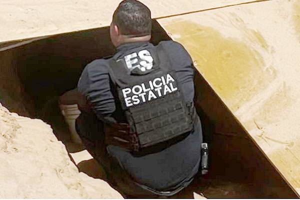 La FGR encuentra narcotúnel en San Luis Río Colorado en la frontera con Arizona