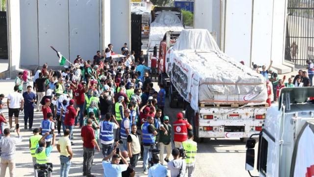 Enfrentan muchas dificultades grupos humanitarios para hacer llegar alimentos, combustible y medicina a  Gaza