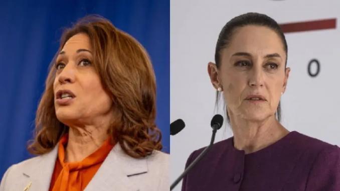 Claudia Sheinbaum y Kamala Harris dialogan por llamada telefónica sobre migración, narcotráfico y energías renovables