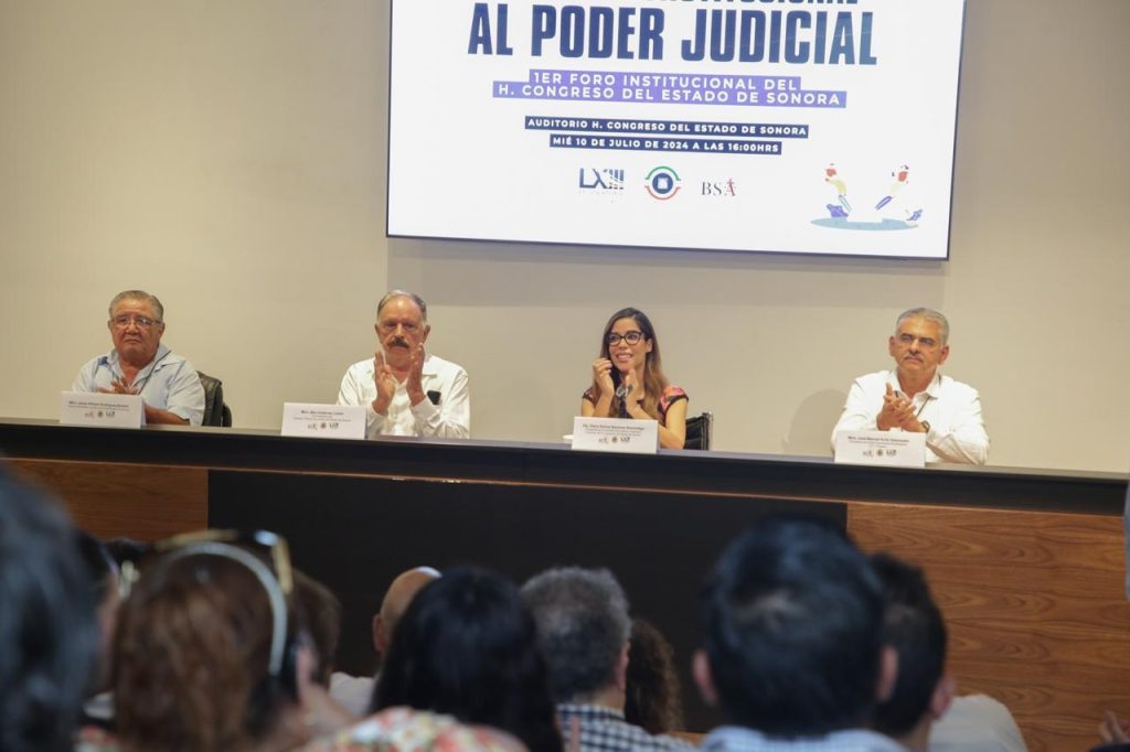 Dialogan en el Congreso de Sonora sobre reforma al Poder Judicial