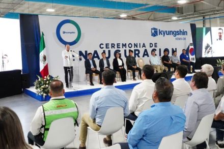 Atrae Gobernador Durazo más de mil nuevos empleos con inauguración de la planta Kyungshin México-Obregón