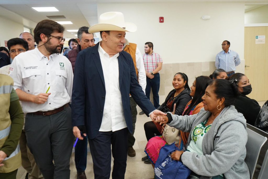 Garantiza Gobernador Durazo mejores condiciones para personal de salud y supervisa obra de Hospital Comunitario Vícam Switch